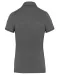 K263 - Damespolo korte mouwen van jersey Grey Heather