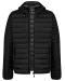K6110 - Men's lightweight hooded padded jacket Black