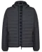 K6110 - Men's lightweight hooded padded jacket Marl Dark Grey