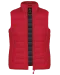 K6114 - Ladies' lightweight sleeveless down jacket Red