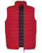 K6113 - Men’s lightweight sleeveless down jacket Red
