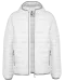 K6110 - Men's lightweight hooded padded jacket White