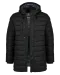 K6128 - Lichte herenparka met capuchon Black