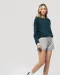 K471 - Damessweater “Loose fit” Light grey heather