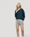 K471 - Damessweater “Loose fit” Light grey heather