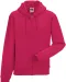RU266M - Authentic Sweatvest met capuchon Fuchsia