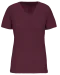 K3029IC - Dames-t-shirt BIO150 IC V-hals Wine