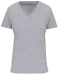 K3029IC - Dames-t-shirt BIO150 IC V-hals Oxford Grey
