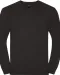 RU710M - V-neck Knitted Pullover Charcoal Marl