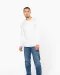 K3016 - T-shirt ronde hals lange mouwen White