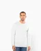 K3016 - T-shirt ronde hals lange mouwen White