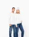 K3016 - T-shirt ronde hals lange mouwen White