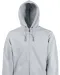 SC361C - Men's Premium Full Zip Hooded Sweatshirt (62-034-0) Heather Grey