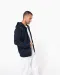 K454 - Hooded Sweater Met Rits White