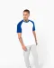 K330 - Baseball - Tweekleurig t-shirt Slate Grey / Black