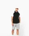 K226 - Baseballpolo Black / White