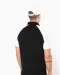 K226 - Baseballpolo Black / White