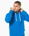 K446 - Sweater met contrasterende capuchon Black / Fine Grey