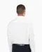 K515 - Herenoverhemd met "Mao" kraag lange mouwen White