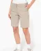 K751 - Dames chino bermudashorts Beige