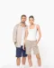 K751 - Dames chino bermudashorts Beige