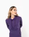 K473 - Eco damessweater met capuchon Black