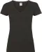 SC61398 - Lady-fit Valueweight V-neck T (61-398-0) Black