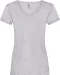 SC61398 - Lady-fit Valueweight V-neck T (61-398-0) Heather Grey