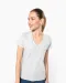 K381 - Dames T-shirt V-hals Korte Mouwen White