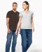 K357 - T-shirt V-hals korte mouwen White