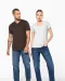 K357 - T-shirt V-hals korte mouwen White
