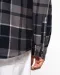 K579 - Geruit overshirt met sherpavoering Red / Navy checked