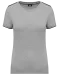 WK3021 - Dames-T-shirt Day To Day korte mouwen Oxford Grey / Black