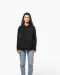 K949 - Oversized uniseks sweater met capuchon van gerecycled fleece Black