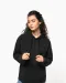 K949 - Oversized uniseks sweater met capuchon van gerecycled fleece Black