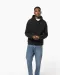 K949 - Oversized uniseks sweater met capuchon van gerecycled fleece Black