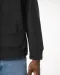 K949 - Oversized uniseks sweater met capuchon van gerecycled fleece Black