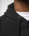 K949 - Oversized uniseks sweater met capuchon van gerecycled fleece Black
