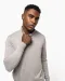 K970 - Heren pullover met ritskraag Black
