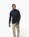 K971 - Heren cardigan met rits Black