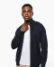 K971 - Heren cardigan met rits Black