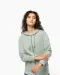K4008 - Ecologische uniseks sweatvest met capuchon Black