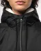 K6153 - Uniseks fleecejas met gevoerde capuchon Black