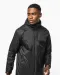 K6153 - Uniseks fleecejas met gevoerde capuchon Black
