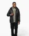K6153 - Uniseks fleecejas met gevoerde capuchon Black