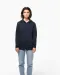 K4009 - Ecologische uniseks sweater met capuchon Black