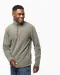 K912 - Enzo - Fleece met ritskraag Dark Grey