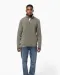 K912 - Enzo - Fleece met ritskraag Dark Grey