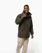 K677 - Gewatteerde parka Dark Grey