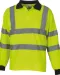 YHVJ310 - High Visibility polo lange mouwen Hi Vis Yellow